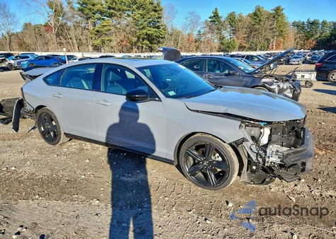 2025 Honda Accord Hybrid Sport-L z USA, uszkodzony, nr VIN 1HGCY2F70SA018602